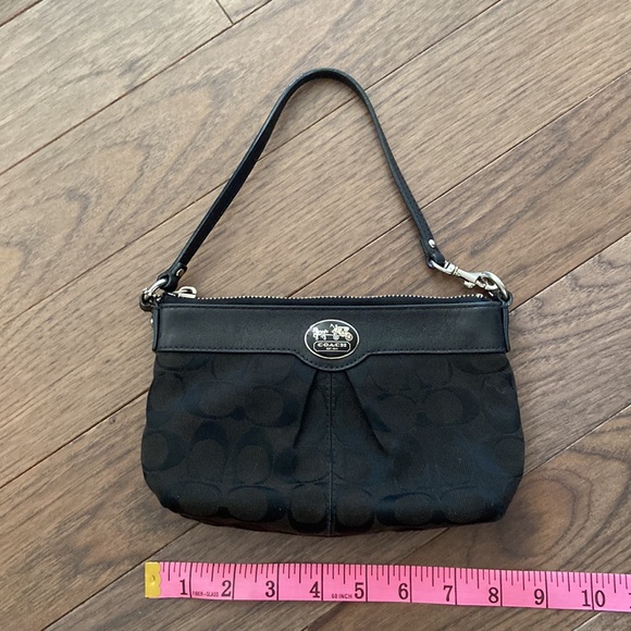 Black Coach Wristlet - Picture 5 of 6